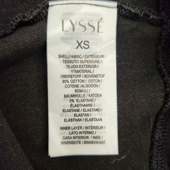 Lysse Jeans Women's XS Dark Gray Denim Jeggings Pull On Skinny Leg Retro Hippie - Picture 10 of 16